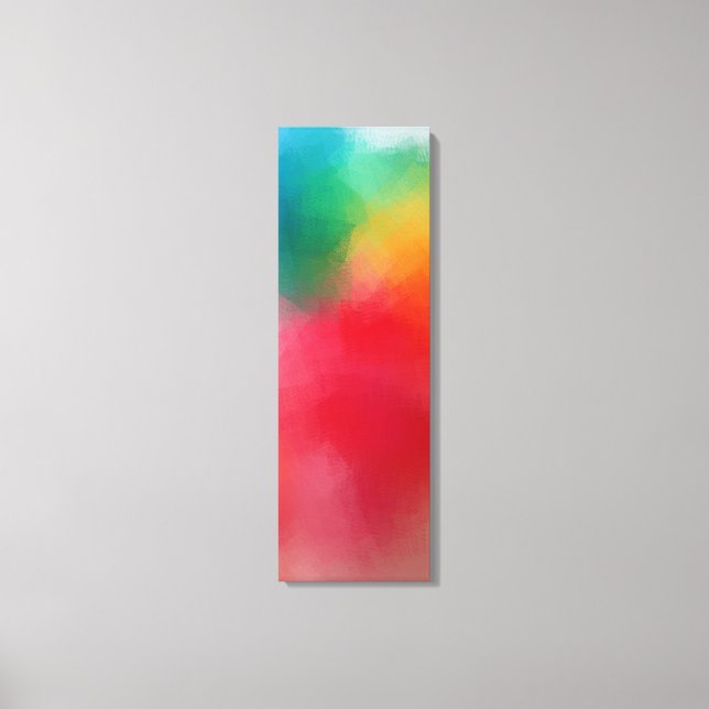 Modern Abstract Art Colorful Elegant Template Canvas Print (Front)