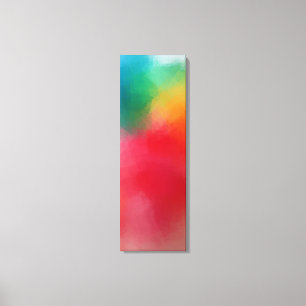 Modern Abstract Art Colorful Elegant Template Canvas Print