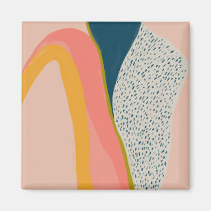 Modern Abstract Art Colorful iPhone Case Magnet