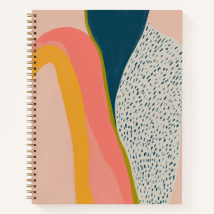 Modern Abstract Art Colorful Notebook