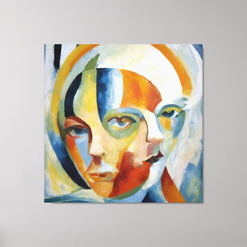 Modern abstract art Double face Canvas Print