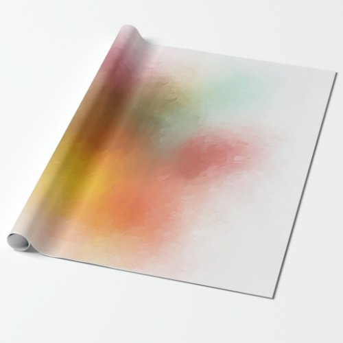 Modern Abstract Art Elegant Colorful Design Wrapping Paper