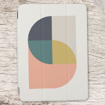 Modern Abstract Art Elegant Geometric Minimalist iPad Air Cover<br><div class="desc">A minimalist modern abstract art ipad cover with an elegant geometric design in muted colors of coral pink,  mustard gold yellow,  teal green,  navy blue and natural soft taupe gray. The perfect accessory for a minimal contemporary home office.</div>