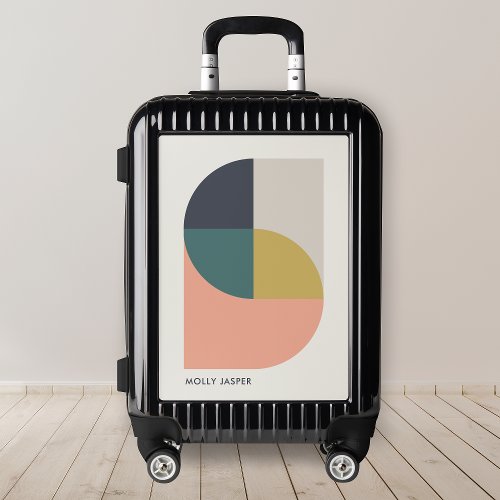Modern Abstract Art Elegant Geometric Minimalist Luggage