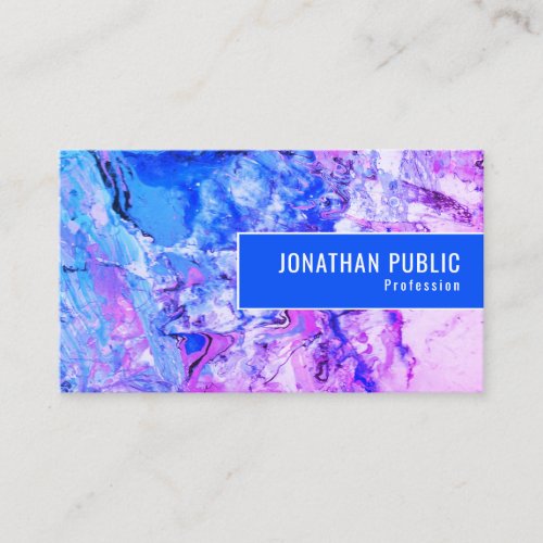 Modern Abstract Art Elegant Template Professional Business Card