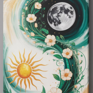 Modern Abstract Art: Gentle Pastels & Japandi Vibe Poster