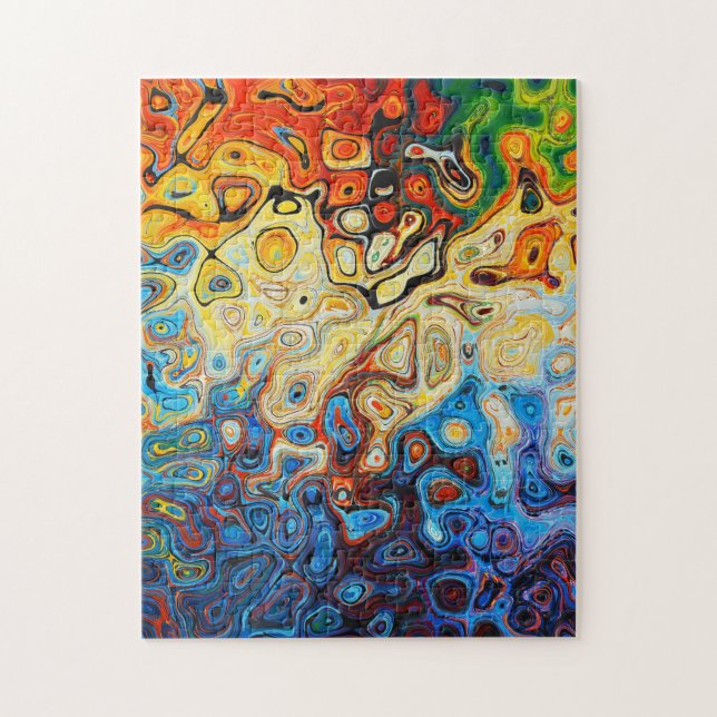 Modern Abstract Art Jigsaw Puzzle (Vertical)
