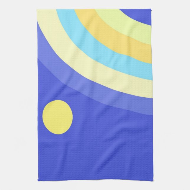 modern abstract art kitchen towel (Vertical)