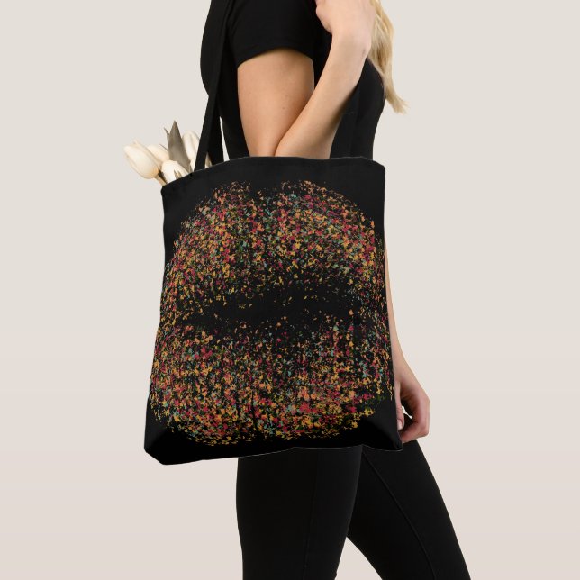 Modern Abstract Art Lips #10 Tote Bag (Close Up)