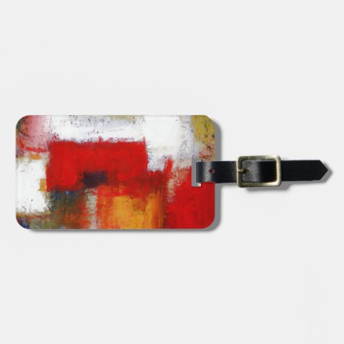 Modern Abstract Art Luggage Tag