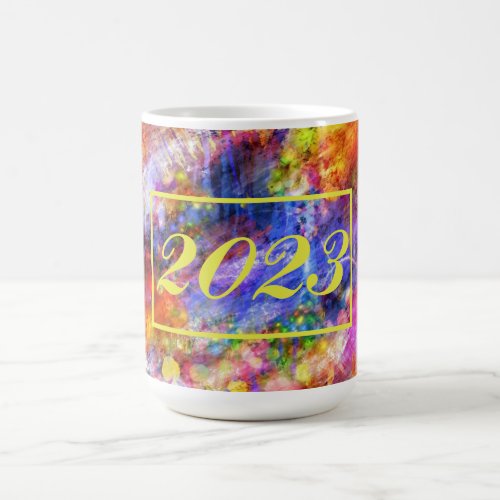 Modern Abstract Art Multicolor 2023 Coffee Mug