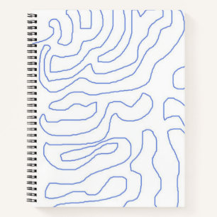 modern abstract art notebook