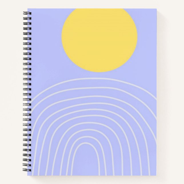 modern abstract art notebook (Front)
