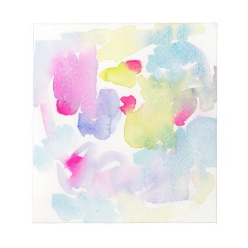 Modern Abstract Art Notepad by LNZart at Zazzle