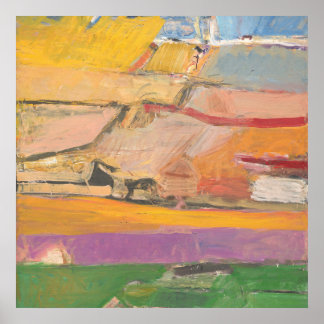 Modern Abstract Art Painting by Richard Diebenkorn Poster