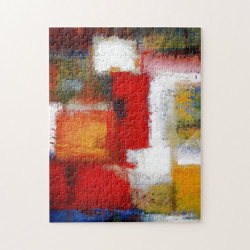 Modern Abstract Art Painting Jigsaw Puzzle