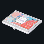 Modern Abstract Art Pattern Personalised  Business Card Case<br><div class="desc">Personalised modern abstract art business card case.</div>