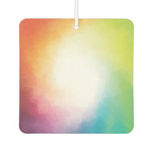 Modern Abstract Art Pink Red Blue Green Yellow Air Freshener