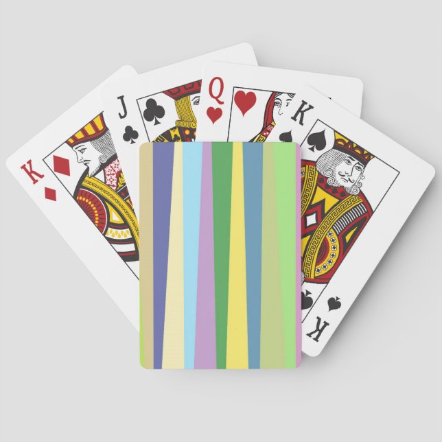 modern abstract art poker cards (Back)