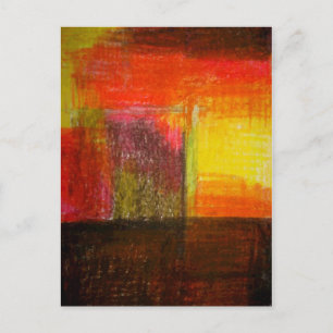 Modern Abstract Art Postcard