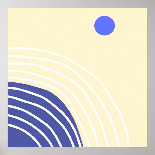 modern abstract art poster (Front)