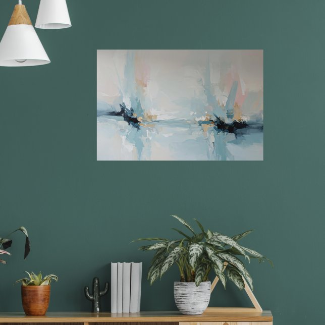 Modern Abstract Art Poster (Living Room 1)