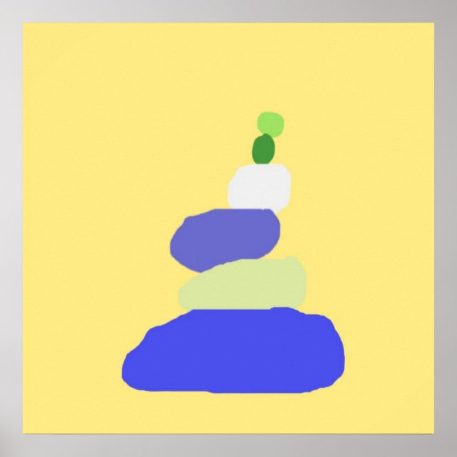 modern abstract art poster (Front)