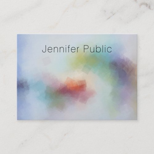 Modern Abstract Art Professional Elegant Template Business Card