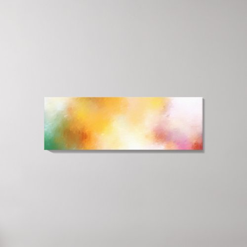 Modern Abstract Art Red Pink Yellow Green Blue Canvas Print