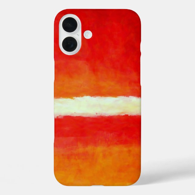 Modern Abstract Art - Red Yellow White Case-Mate iPhone Case (Back)