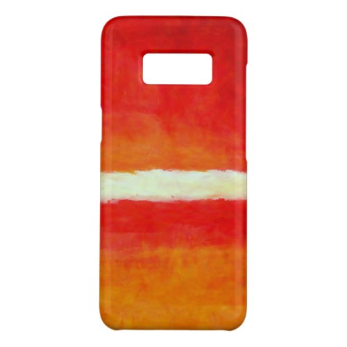 Modern Abstract Art _ Red Yellow White Case_Mate Samsung Galaxy S8 Case
