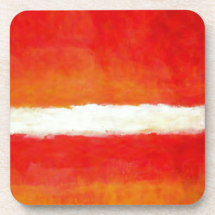 Modern Abstract Art - Rothko Style Drink Coaster