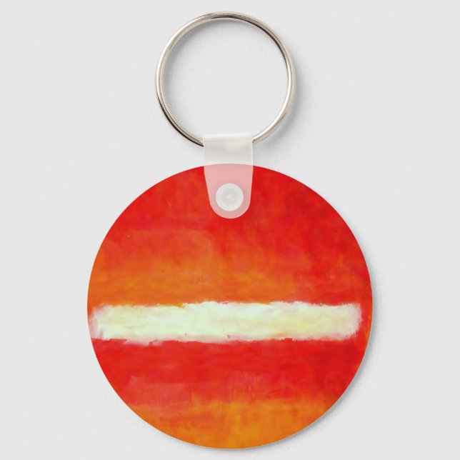 Modern Abstract Art - Rothko Style Keychain (Front)