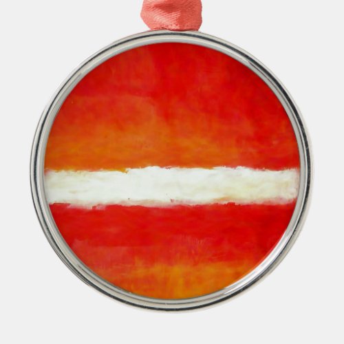 Modern Abstract Art _ Rothko Style Metal Ornament