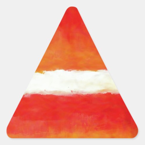 Modern Abstract Art _ Rothko Style Triangle Sticker