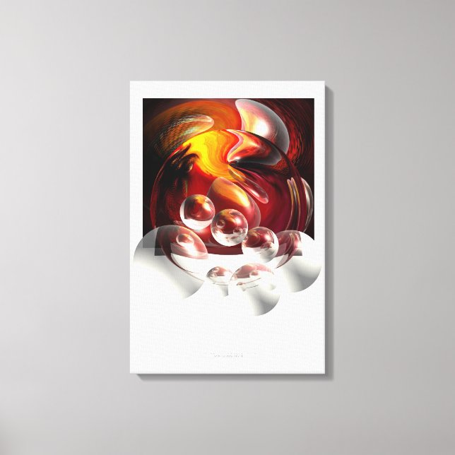 modern abstract art serdar hizli artworks canvas print (Front)