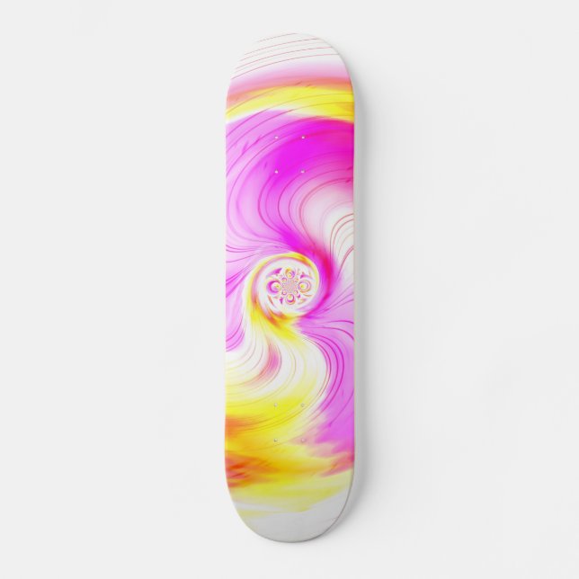 Modern Abstract Art Skateboard Deck (Front)