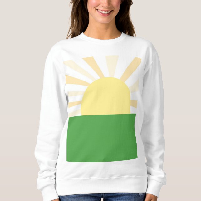 modern abstract art sweatshirt (Front)