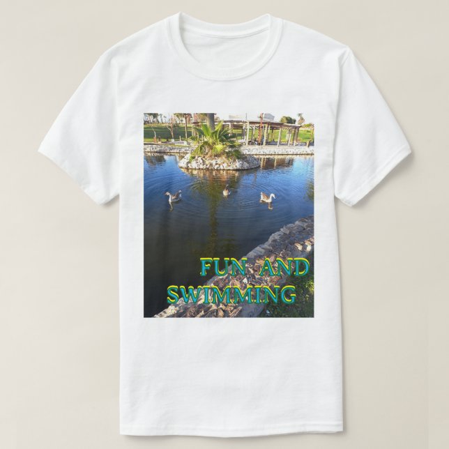 Modern Abstract Art T-Shirt Creative Graphic Style (Design Front)