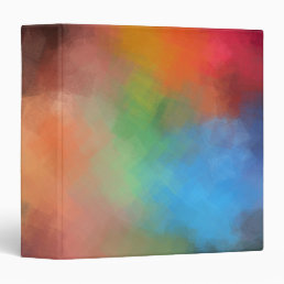 Modern Abstract Art Trendy Elegant Template 3 Ring Binder