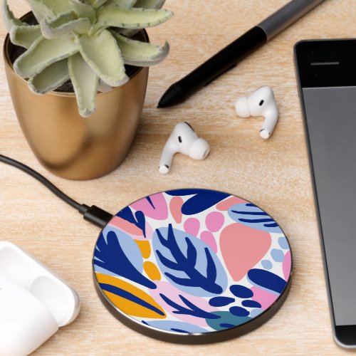 Modern Abstract Art  Wireless Charger