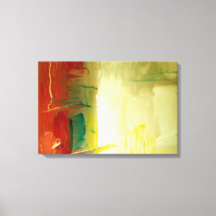 Modern Abstract Art Wrapped Canvas Print
