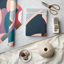 Modern Abstract Art Wrapping Paper