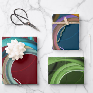 Modern Abstract Art Wrapping Paper Sheets