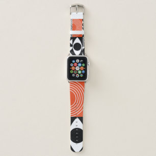 Modern Abstract: Artistic Design Canvas. Apple Watch Band