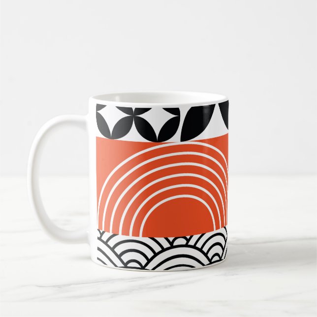 Modern Abstract: Artistic Design Canvas. Coffee Mug (Left)
