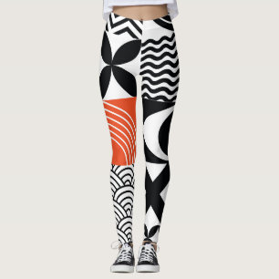 Modern Abstract: Artistic Design Canvas. Leggings