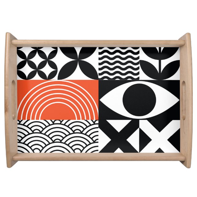 Modern Abstract: Artistic Design Canvas. Serving Tray (Front)