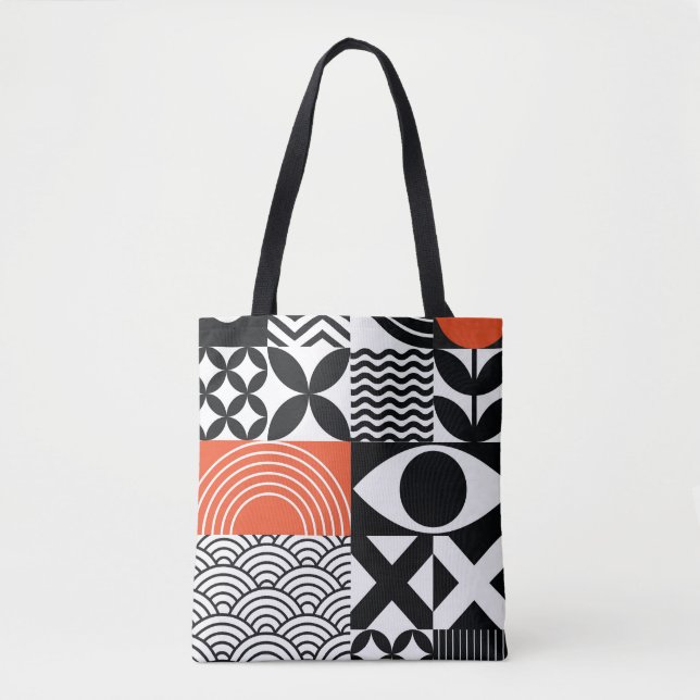 Modern Abstract: Artistic Design Canvas. Tote Bag (Front)