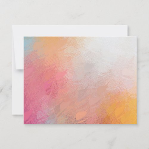 Modern Abstract Artwork Blank Template Colorful